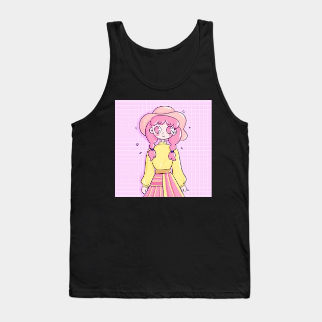 Bubblegum Cute Tank Top by camillekayart